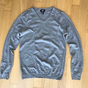 H&M merino wool v-neck sweater